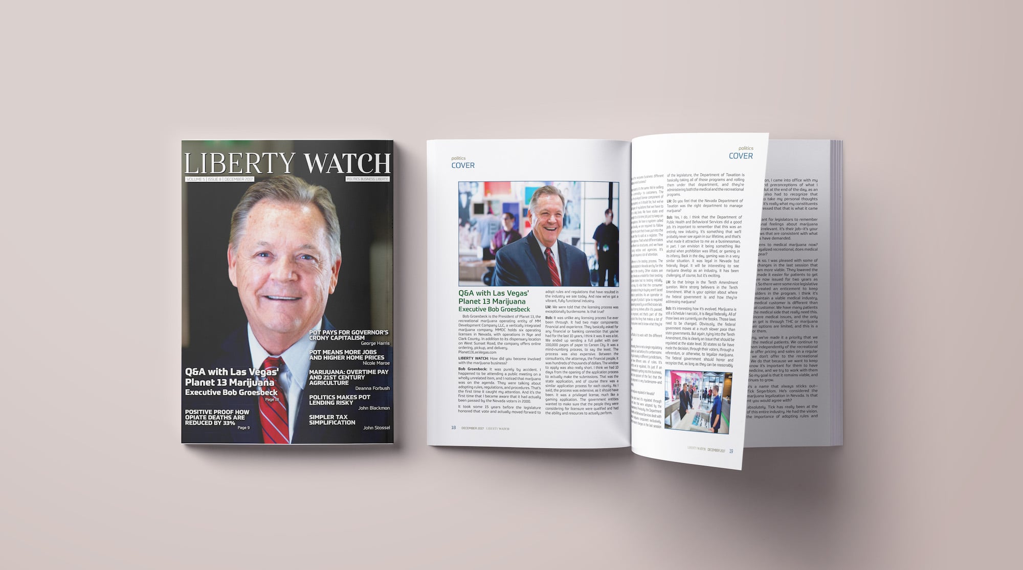 Q&A: Liberty Watch Magazine Cover