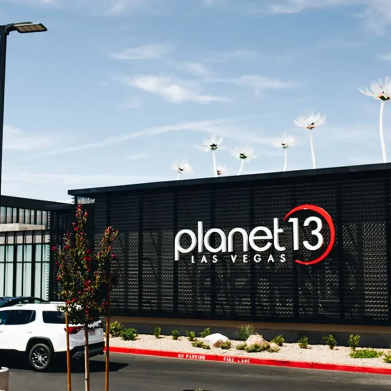 Outside of Planet 13 Las Vegas