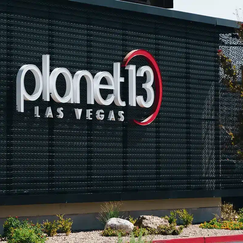 Outside of Planet 13 Las Vegas