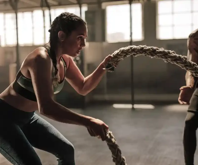 Woman doing CrossFit Training