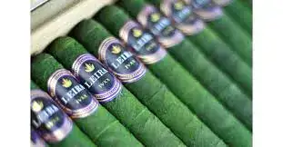Green cannabis cigars