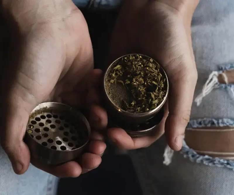 Cannabis flower grinder