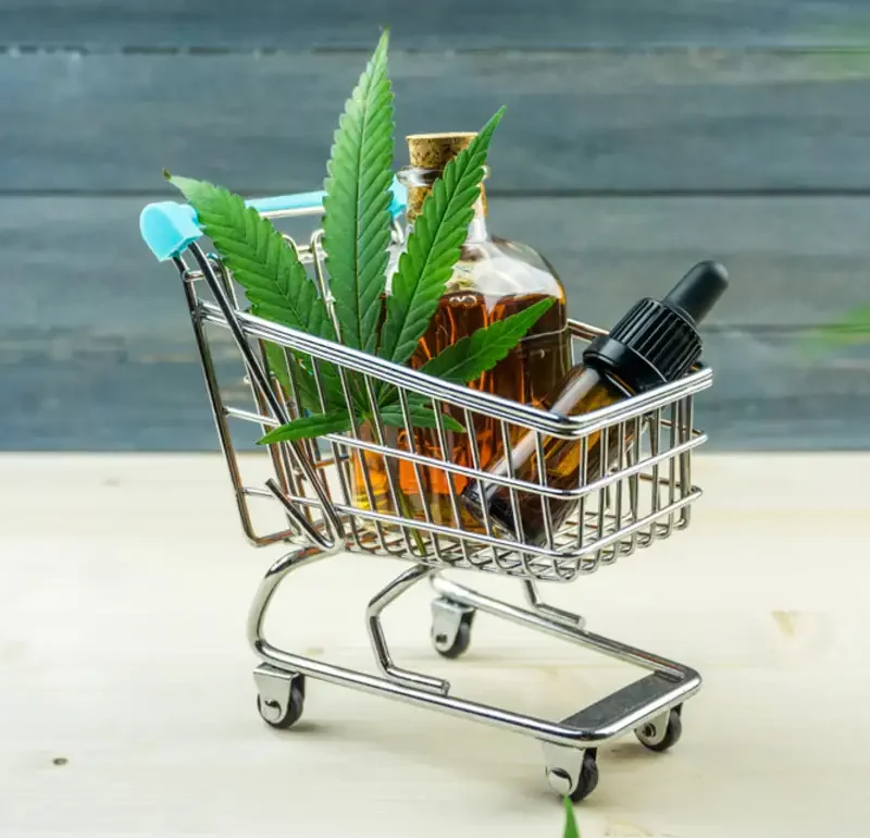 Shopping cart and Cannabis