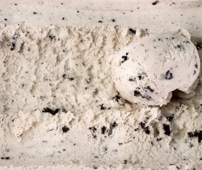 Top view of Ice Cream Cookies & Cream