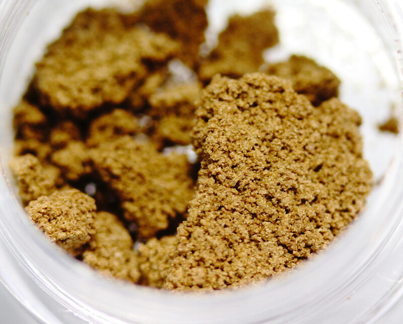 Bubble Hash Made From Cannabis Up Close