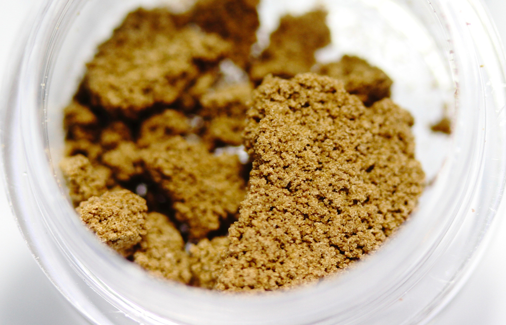 Bubble Hash Made From Cannabis Up Close
